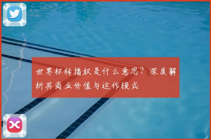 世界杯转播权是什么意思？深度解析其商业价值与运作模式