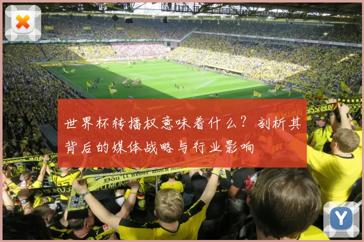 世界杯转播权意味着什么?剖析其背后的媒体战略与行业影响
