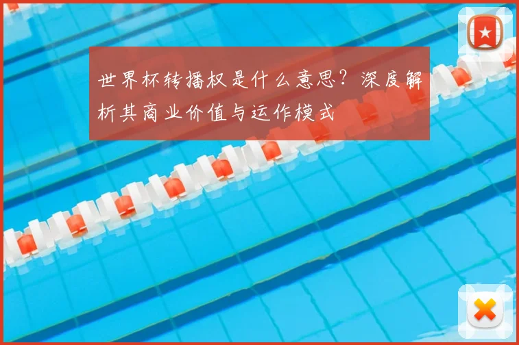 世界杯转播权是什么意思？深度解析其商业价值与运作模式